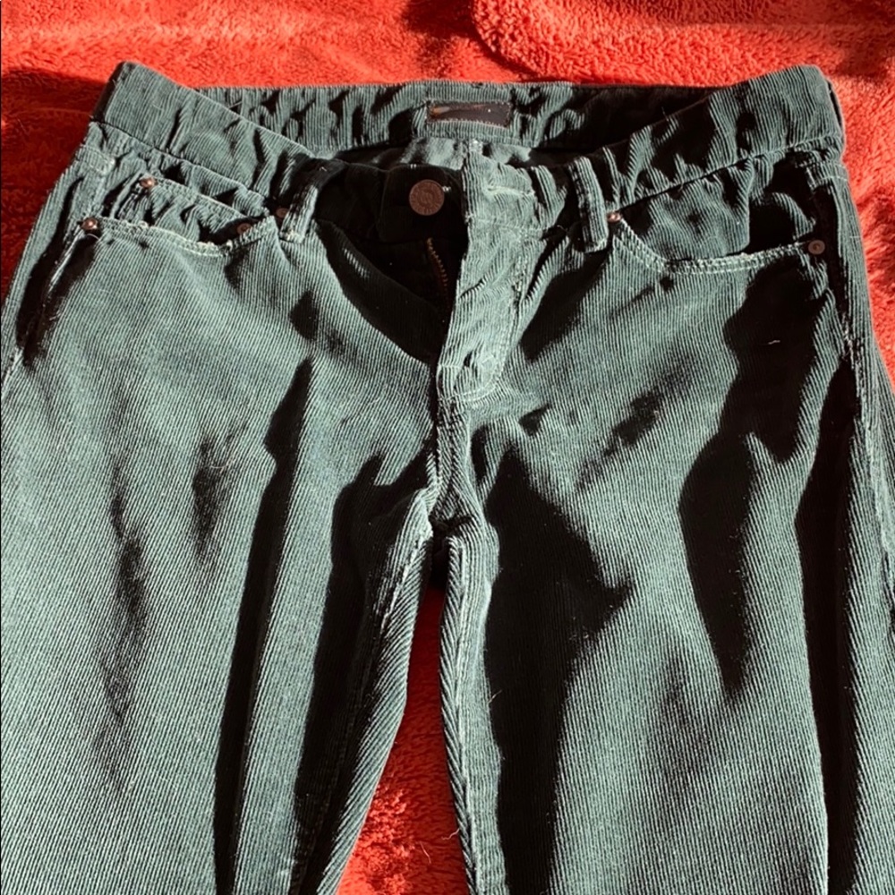 MOTHER Cropped Corduroy Pants